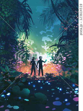 Children s Adventure in a Fantasy Jungle Children s Adventure in a Fantasy Jungle 123614519