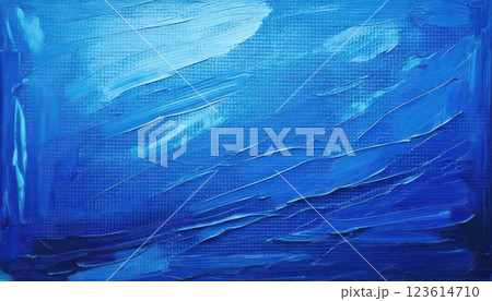 《AI画像》青色の塗料で塗ったキャンバス 《AI画像》青色の塗料で塗ったキャンバス 123614710