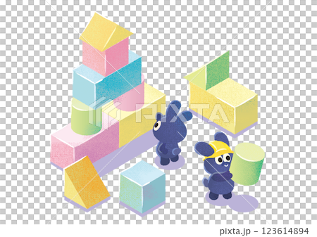 積木 play_transparent 背景 積木 play_transparent 背景 123614894