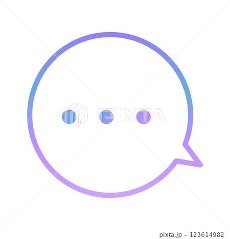 無言　表現　ふきだし 123614982