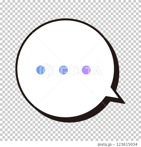 無言　表現　ふきだし 123615034