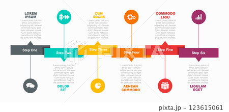 Infographic design template with place for your data. Vector illustration. 123615061