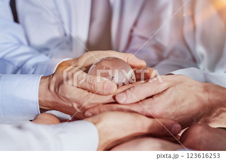 Concept on business, politics, ecology and media. Earth day abstract background. 123616253