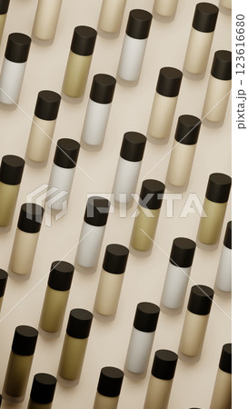 Minimal Cosmetic Product On The Ground, 3D illustration Background for advertising and wallpaper in beauty and fashion scene. 3D rendering in decorative concept. Minimal Cosmetic Product On The Ground, 3D illustration Background for advertising and wallpaper in beauty and fashion scene. 3D rendering in decorative concept. 123616680