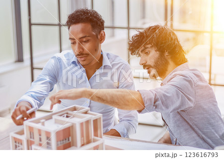 Corporate Collaboration: Professional Teamwork in Office Meeting 123616793