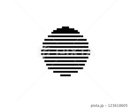 Retro sun with eighties and nineties geometric style Retro sun with eighties and nineties geometric style 123618605