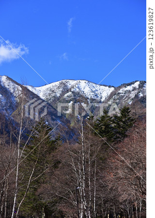 奥日光風景～湯ノ湖畔から望む五色山～ 123619827