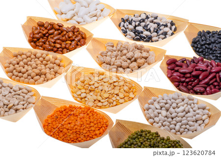 bean mix isolated 123620784