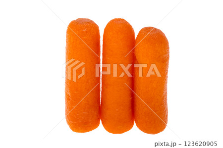 small carrot isolated small carrot isolated 123620905