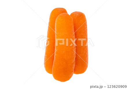 small carrot isolated small carrot isolated 123620909