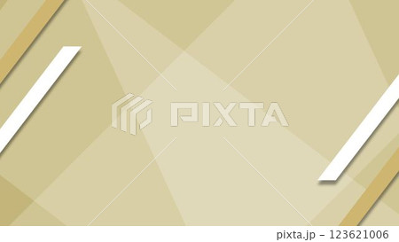 ゴールドとホワイトのラインの幾何学模様の背景 123621006