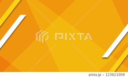 オレンジと黄色のラインの幾何学模様の背景 123621009