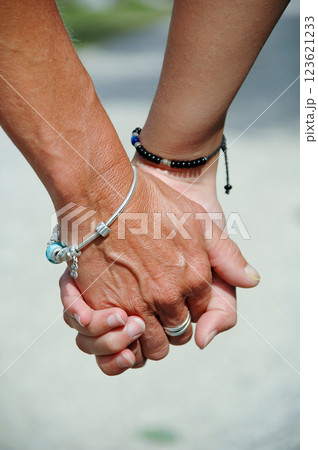 Holding hands Holding hands 123621233