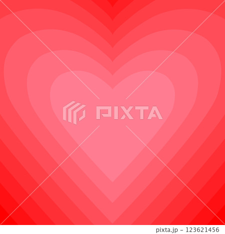Abstract vintage background with hearts, red and pink hearts for valentine or wedding concept, pink heart design with layered gradient shades, romance and love concept, Mother's day, Valentine's day 123621456