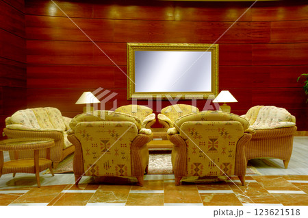 Hotel lobby 123621518