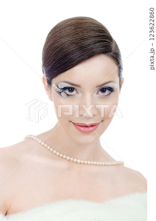 Woman with jewelry Woman with jewelry 123622860
