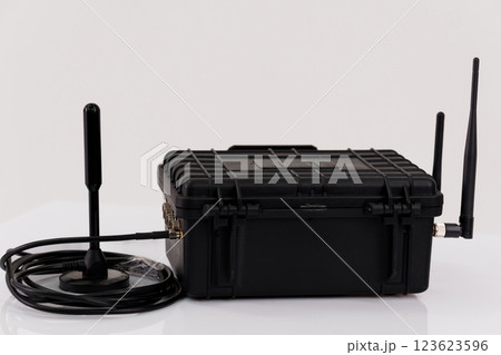 Advanced Portable Electronic Warfare System with Antenna Configuration 123623596