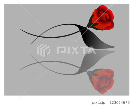 Background with roses. 123624679