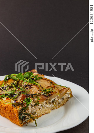 Delicious homemade dish featuring fresh ingredients baked to perfection 123624981