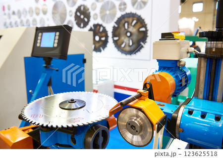 Machine for sharpening circular saw blades for wood work 123625518