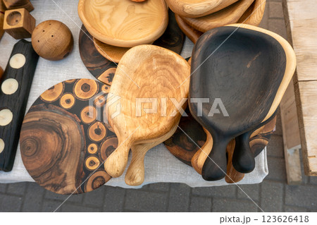 Wooden Cutting Boards - Variety of Kitchen Boards for Sale Wooden Cutting Boards - Variety of Kitchen Boards for Sale 123626418