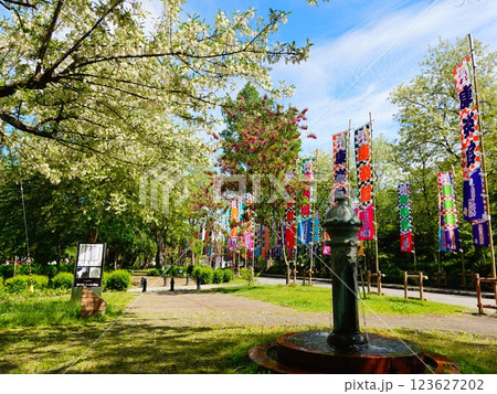 秋田県小坂町 明治百年通りの風景より 秋田県小坂町 明治百年通りの風景より 123627202