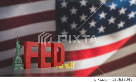The Statue of Liberty and text for Business concept 3d Rendering. The Statue of Liberty and text for Business concept 3d Rendering. 123628345