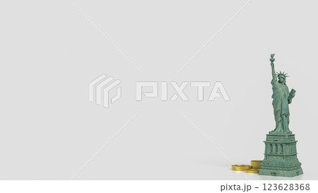 The Statue of Liberty for Business concept 3d Rendering. 123628368