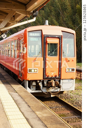 木次線の風景 宍道駅(キハ120系) 木次線の風景 宍道駅(キハ120系) 123628865