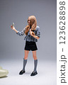 A Stylish Model Taking a Selfie in a Modern Contemporary Fashion Setting with Attitude 123628898