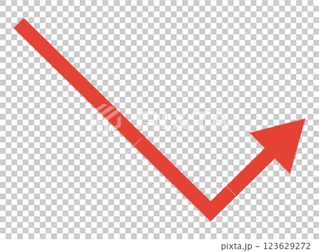 彈跳紅色箭頭圖 彈跳紅色箭頭圖 123629272