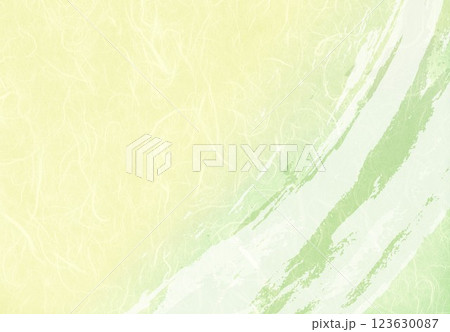 和紙のペイント 和紙のペイント 123630087