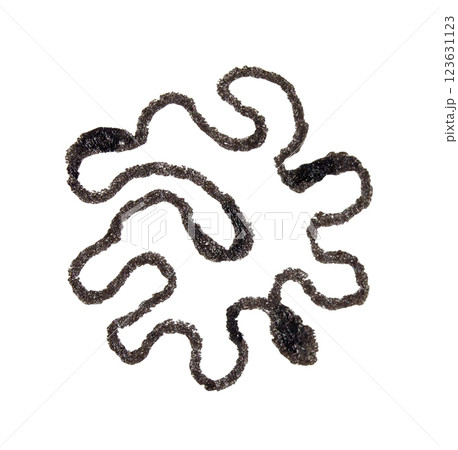 Close-up of cellulose sponge in abstract shape on background Close-up of cellulose sponge in abstract shape on background 123631123