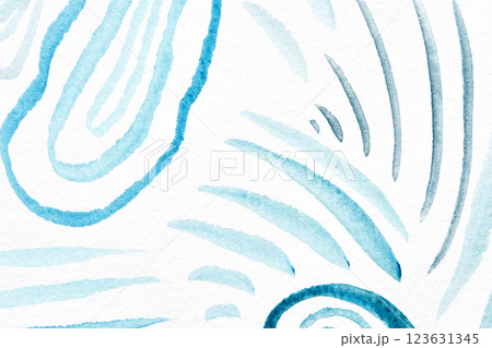 Abstract watercolor texture with blue and aqua swirls for creative backgrounds Abstract watercolor texture with blue and aqua swirls for creative backgrounds 123631345