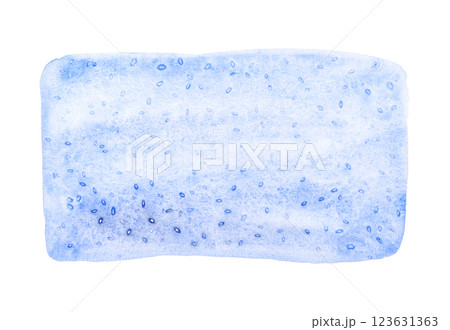 Blue watercolor texture with abstract pattern of speckles and gradient variation 123631363