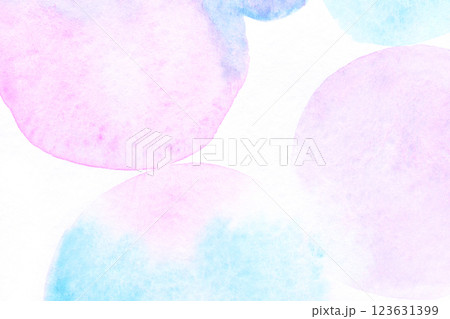 Pastel watercolor abstract background with soft pink and blue hues for creative 123631399