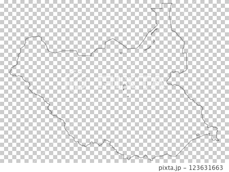 Blank map South Sudan Blank map South Sudan 123631663