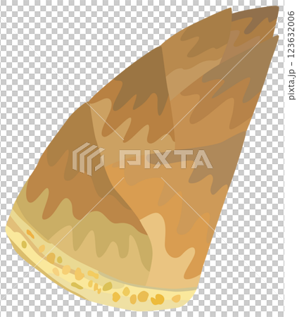 竹筍蔬菜向量素材 123632006