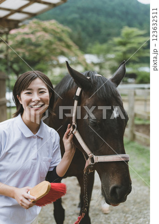 involved with horses 123632511