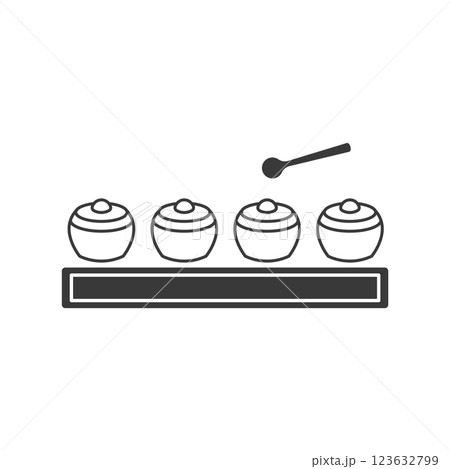 four gongs with a mallet four gongs with a mallet 123632799