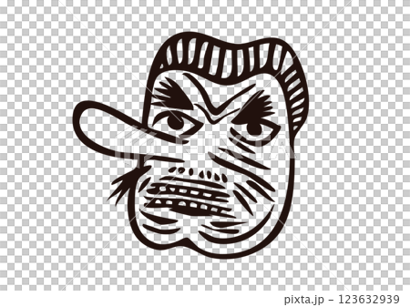 天狗様 お面 天狗様 お面 123632939