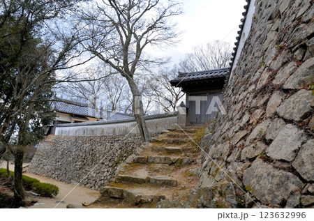 備中松山城 本丸東御門 備中松山城 本丸東御門 123632996