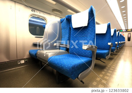 【JR東海】N700系1000番台の車内〜S WorkPシート〜（東海道新幹線：新大阪駅） 123633802
