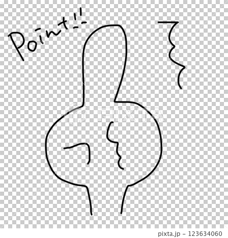 Simple hand drawing illustration 123634060