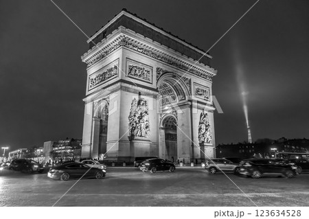 Arc de Triomphe in Paris, France 123634528