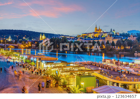 Old town Prague city skyline, cityscape of the Czech Republic Old town Prague city skyline, cityscape of the Czech Republic 123634657