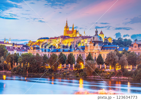 Old town Prague city skyline, cityscape of the Czech Republic Old town Prague city skyline, cityscape of the Czech Republic 123634773