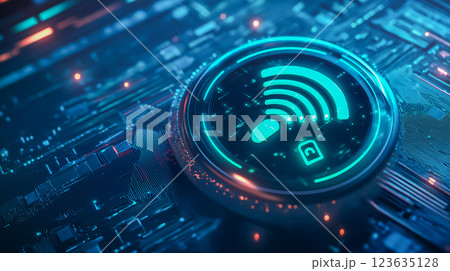 次世代ワイヤレス通信テクノロジーイメージ 123635128