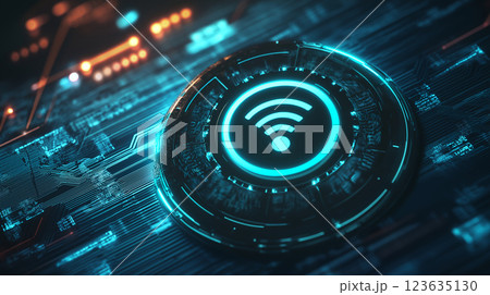 次世代ワイヤレス通信テクノロジーイメージ 123635130