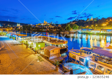 Old town Prague city skyline, cityscape of the Czech Republic 123635246